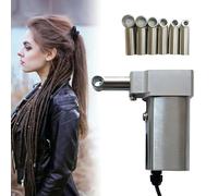 ByBoDi Dreadlocks Machine,Automatic Dreadlock Machine, with 6 Replacement Holes, 20 Crochet Hooks,7 Adjustable Speed Settings,Portable Dreadlocks Machine,Easy Use Dreadlock Maker Machine