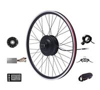 ByBoDi Electric Bike Conversion Kit,Front/Rear Wheel E-Bike Conversion Kit, Throttle Grip Kit,with Upgraded Speed Controller, LCD Display and PAS System,for Most Bikes Frontwheel1000W-700c