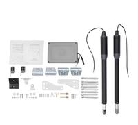 ByBoDi Electric Double Swing Gate Opener, Automatic Gate Opener, Heavy Duty Gate Motor, Electric Gate Opener Kit with 2 Remote Controls,Heavy Duty Electric Gate Opener for Doors up to 650LBS