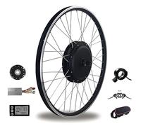 ByBoDi Front/Rear Wheel E-Bike Conversion Kit,Electric Bike Conversion Kit, Throttle Grip Kit,with Upgraded Speed Controller,LCD Display and PAS System,for Most Bikes Rearwheel1500W-700c