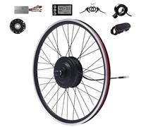 ByBoDi Front/Rear Wheel E-Bike Conversion Kit,Electric Bike Conversion Kit, with PAS, LCD Display, Twist Throttle,Upgraded Speed Controller,for Most Bikes Frontwheel1500W-700c