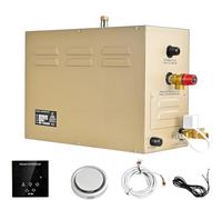 ByBoDi Home Steam Bath Spa Generator,Steam Shower Generator Kit,35-55℃,30 min to 12 Hours with Auto Drain Bath for Bath Sauna SPA and Home Bathroom 18KW