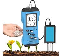 ByBoDi Portable 7in 1 Digital Soil Detector,7 in 1 Handheld Soil Analyzer,NPK PH EC Analyzer Moisture & Temperature Sensor Soil Tester with Handheld Terminal for Soil Fertility Test