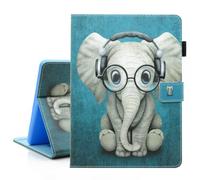 BYCeKe for Samung Galaxy Tab A8 Case 10.5-inch 2022 (Models: SM-X200 /SM-X205 /SM-X207) Slim PU Leather Galaxy A8 Case Smart Folding Cover Stand with Auto Wake/Sleep Pencil Holder, Doctor Elephant