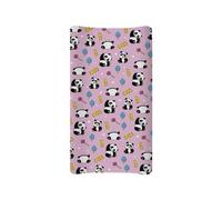 BYCHECAR Panda Polka Dot Baby Changing Pad Cover Girls Change Table Cover Soft Breathable Diaper Changing Pad Cover Sheets (Purple)