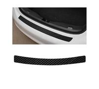 BYCHKA 1 Pcs Carbon Fiber Car Rear Bumper Protector for Audi Q2 Bj.2016-2020, Trunk Sill Plate Decorative Strips Anti Scratch Styling Accessories