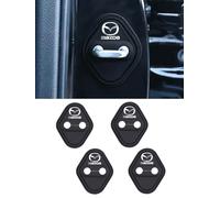 BYCHKA Silicone Car Door Lock for MazdaSpeed Miata MX-5 2004-2005, Anti-Shock Latch Guards Pads for Silent Shock Absorption Easy Installation Corrosion Protection