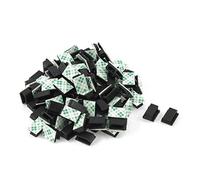BYCUFF 100 Pcs Adhesive Wire Cord Cable Holder Tie Clip Organizer Drop Clamp