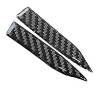 BYCUFF 2 Pieces Anti-Scratch Trim Sticker,Carbon Fiber Rearview Mirror Protector Anti-Rub Strip Sticker Anti-Collision Strip