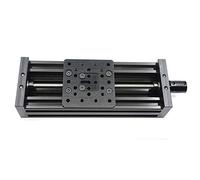 BYCUFF 3D Printer Z Axis Screw T8 Z Axis DIY C Beam CNC Sliding Table 250mm Linear Actuator Kit-Black