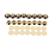 BYCUFF 8 Set Golden-Plated Speaker Spikes, Speaker Stands CD Audio Subwoofer Amplifier Turntable Isolation Feet