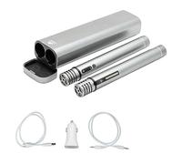BYCUFF Car Wireless Microphone Black & Silver Metal 5.0 Bluetooth Dsp Audio Noise Reduction Microphone
