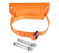 BYCUFF Cylinder Mounted Bracket Gas Cylinder Bracket ABS Gas Cylinder Holder for RV Caravan,Orange