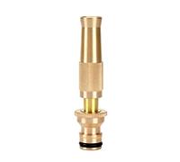 BYCUFF High Pressure Hose Nozzle Heavy Duty, Brass Water Hose Nozzles for Garden Hoses, Adjustable Function