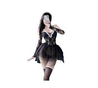 bycxjyg Sexy Pure Lace Seduction Mesh Perspective Passion Underwear Black One Size