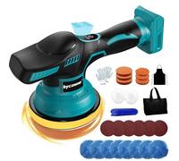 byczone Cordless Car Buffer Polisher for Makita 18V Battery, 6 Inch Portable Orbital Buffer Kit, 8 Variable Speed Car Polisher for Detailing/Waxing/Polishing...(Battery Not Include)