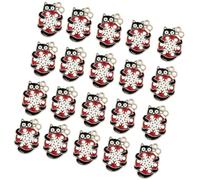[Bydezcon] 20 Pcs Decorative Charms Necklace and Bracelet Making Lovely Cat Shaped Christmas Pendant Jewelry Making Supplies