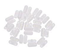 Bydezcon 20 Pcs White Plastic Curtain Chain Connector Roller Blinds Pull Cord Connector Pull Cord Connector