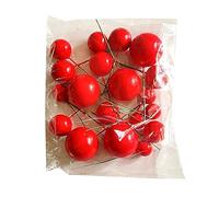 Bydezcon 20pcs Cake Ball Shaped Cake Insert Cupcake Toppers Foam Cake Picks Wedding Christmas Birthday Decoration