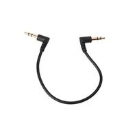 Bydezcon 90 Degree Right Angled 3.5mm Male To Male Stereo Cable For Car AUX Cable Adapter