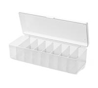Bydezcon Card Divider Box Playing Card Storage Box Clear Card Deck Case Organizers Trading Card Collection Card Box