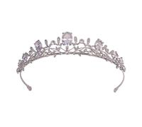 Bydezcon Crystal Wedding Tiaras for Women Queen Crowns Princess Tiaras Hair Accessories Quinceaneras Headpiece
