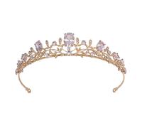 Bydezcon Crystal Wedding Tiaras for Women Queen Crowns Princess Tiaras Hair Accessories Quinceaneras Headpiece