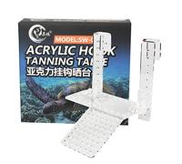Bydezcon For Turtles on a Floating Platform with Climbing Ladder Dock Crawling Island Aquarium Terrarium Decor for Reptiles Eels