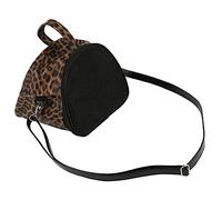 Bydezcon Guinea Pig Carrier Bag with Leopard Print S/M/L for Small Animals Portable Breathable Hamster Carry Bag