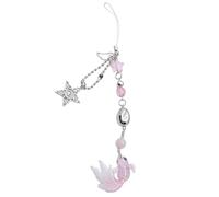 Bydezcon Key Chains for Women, Colorful Fish Star Beaded Phone Charm Pendant Handmade Sturdy Acrylics Fashion Accessory for Trendy Look Daily Use
