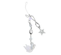 Bydezcon Key Chains for Women, Colorful Fish Star Beaded Phone Charm Pendant Handmade Sturdy Acrylics Fashion Accessory for Trendy Look Daily Use