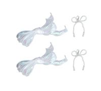 Bydezcon Key Chains for Women, Sweet Bowknot Shoe Decoration Bag Pendant Pearl Lace Shoe Buckle Ornament for Jewelry Making D