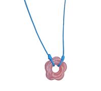 Bydezcon Necklaces for Women, European and American Jewelry Flower Pendant All- Clavicle Chain Adjustable Drawing Rope Cold Wind Neck Chain