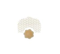 Bye Bra Adhesive Breast Lift Tape, Invisible, Push Up, D-F, Beige Silicone Nipple Covers (D-F)