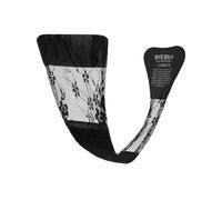 Bye Bra Adhesive String Seamless Thong Unnoticeble C String with Soft Lace Finish Reusable Up to 50 Times, Black/Beige (Black with Lace)
