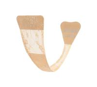 Bye Bra Adhesive String Seamless Thong Unnoticeble C String with Soft Lace Finish Reusable Up to 50 Times, Black/Beige (Beige with Lace)