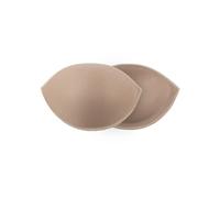 Bye Bra Mineral Oil Push up Pads, Removable Bra Inserts, Breast Enhancers for Natural Cleavage Effect, Available in A-B, C-D (A-B) Beige