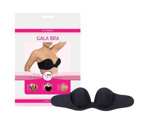 Bye Bra Gala A - Invisible Push-Up Bra (Black)