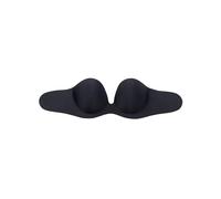 Bye Bra Gala Bra, Invisible Adhesive Bra, Strapless and Backless, Seamless Molded Cups, Push Up Effect, Reusable Sticky Bra for Backless and Strapless Outfits, A-E (UK, Cup & Band, E, Standard, Black)