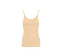Bye Bra Invisible Body Shapping Camisole, Light Tummy Control Tank Top, Cami Vest with Adjustable spaggetti Straps, Slimming Shapewear, Nude and Black, S-XL (Beige, S)