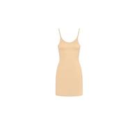 Bye Bra Invisible Body Shapping Slip Dress, Light Tummny Control, Seamless Shapewear, Bodycon Cami Dress with Adjustable Straps, Nude and Black, S-XL (Beige, S)
