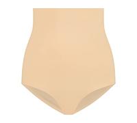 Bye Bra Invisible high waist brief, Seamless Shapewear, light tummy control knickers, Smooth Shaping Comfortable Underwear, Nude and Black, S-XL (Beige, XL)