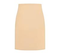 Bye Bra Invisible Skirt, Shaping Half Slip high Waist Underskirt, Light Tummy Control, Seamless Shapewear, Slimming Underwear, Nude and Black, S-XL (Beige, M)