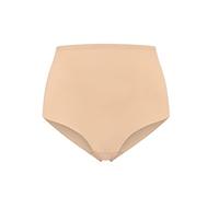 Bye Bra Sculpting Mid Waist Brief, Laser Cut Edges, Silicone Straps, Shapewear For Women, Mid Waist Shapewear, Sculpting Collection, Beige, S