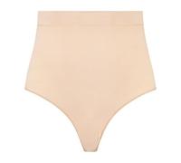 Bye Bra Soft Touch Seamless Mid Waist Thong Beige S