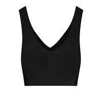 Bye Bra V-Neck Bra Top, Invisible Bra Top, Good Breast Support, Seamless, Comfortable, Bra Top for Women, 3 Colors, S-XXL Black