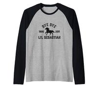 Bye Bye Li'l Sebastian Little Horse Pony Fan Raglan Baseball Tee