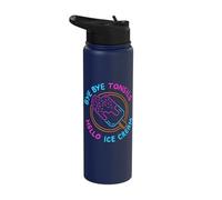 Bye Bye Tonsils Hello Ice Cream Stainless Steel Insulated Water Bottle