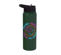 Bye Bye Tonsils Hello Ice Cream Stainless Steel Insulated Water Bottle
