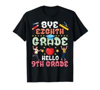 Bye Eighth Grade Hello 9Th Grade Students Back to School T-Shirt